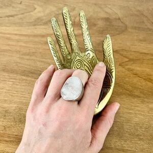 LAST CHANCE‼️ HStern Brazilian Large Genuine Rose Quartz Ring